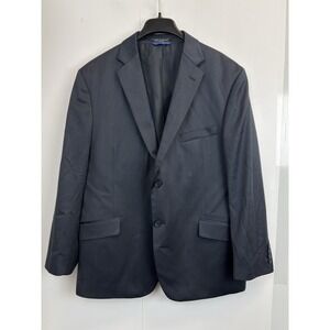 Madison Blazer Men's Size 46R Gray Wool Blend Suit Jacket 2 Buttons